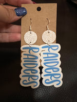 Raiders Dangle Earrings