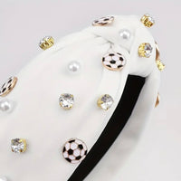 Soccer Beaded Headband