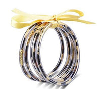 Color Round Jelly Bangle Bracelets