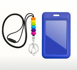 ID Holder with Silicone Bead Lanyard