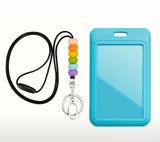 ID Holder with Silicone Bead Lanyard