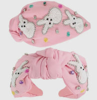 Easter Polka Dot Beaded Headband