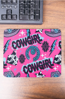Corrales Cowgirl Mouse Pad
