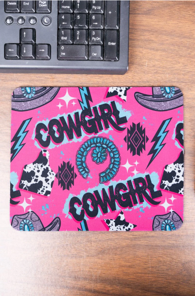 Corrales Cowgirl Mouse Pad