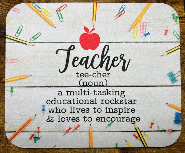 Teacher Definition Mouse Pad