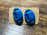 Clay Football Stud Earrings