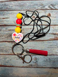 Silicone Beads Lanyard