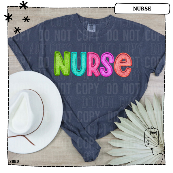 Nurse Colorful T-Shirt