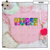 Nurse Sequin T-Shirt