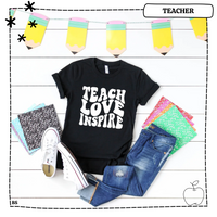 Teach Love Inspire Retro T-Shirt