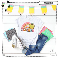 Teacher Love Inspire Retro T-Shirt