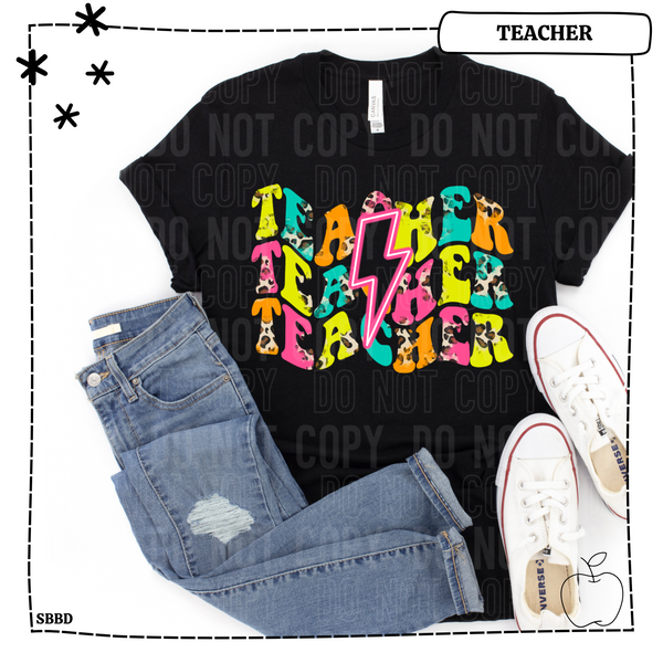 Teacher Bolt T-Shirt