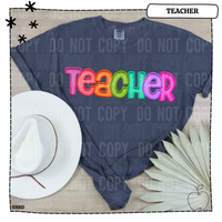 Teacher Patch T-Shirt