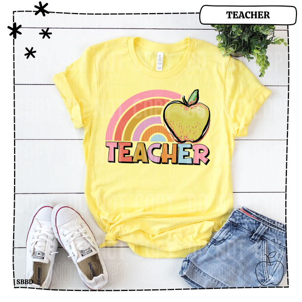 Teacher Rainbow T-Shirt