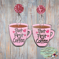 But First Coffee Earrings