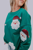 Santa Baby Sequin Embroidered Sweatshirt