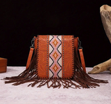 Western Fringe Crossbody Purse