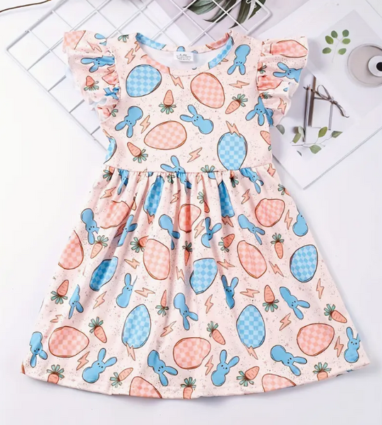 Bunny and Plaid Egg Dress