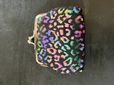 Leopard Metallic Coin Purse