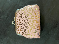 Leopard Metallic Coin Purse