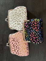 Leopard Metallic Coin Purse