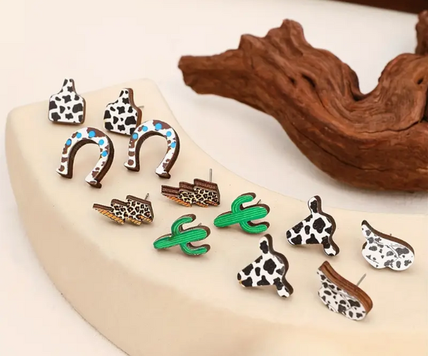 Western Earring Studs