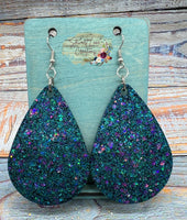 Mermaid Glitter Dangle Earrings