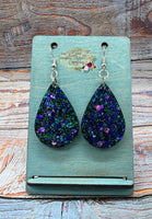 Mermaid Glitter Dangle Earrings