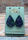 Mermaid Glitter Dangle Earrings