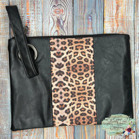 I Know Leopard Clutch Purse