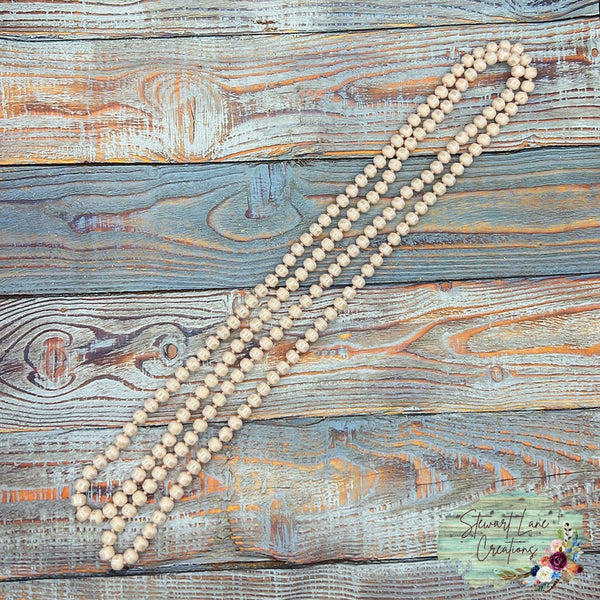 Crystal 60" Beaded Necklace