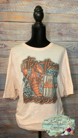 Tis The Season (Crawfish) Bleached T-Shirt