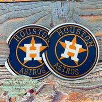 Astros Car Coasters