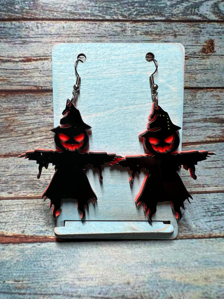 Scary Scarecrow Earrings