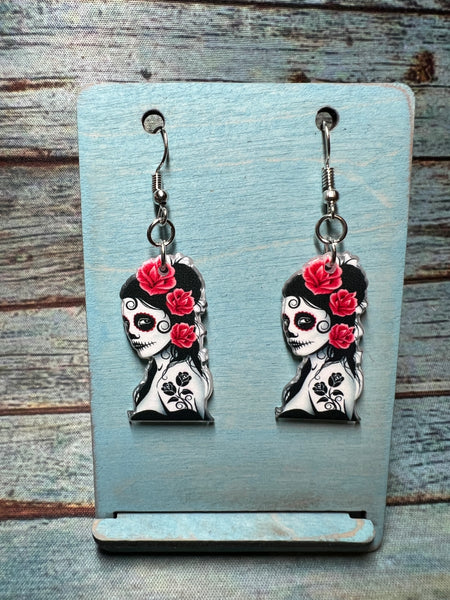 Sugar Skull Ladies Earrings