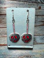 Deadly Candy Apple Dangle Earrings