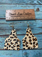 Leopard Ear Tag Earrings