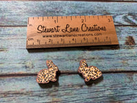 Leopard Bunny Post Earrings