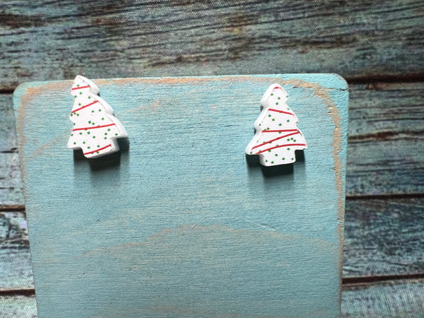 Tree Snacks Stud Earrings