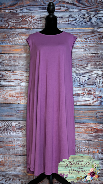 Lavender Sleeveless Dress