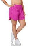 High Waist Foldover Running Shorts