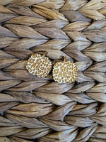 Leopard Pumpkin Stud Earrings