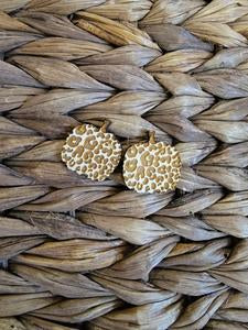 Leopard Pumpkin Stud Earrings