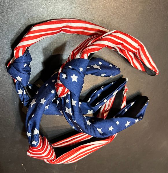 Stars and Stripes Knot Headband