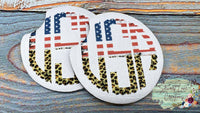 USA Car Coasters Set