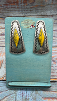 Yellow Stone Western Earrings