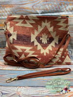 Rusty Aztec Crossbody Purse