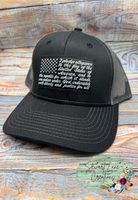 Pledge of Allegiance Hat