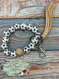 Sport Ball Bead Keychain