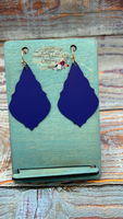 Metal Quatrefoil Earrings